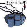 Outdoor Sports Dog Walking Waist Bag with Traction Rope Multifunctional Running Fitness Training Hands Free Pet Jogging Bag