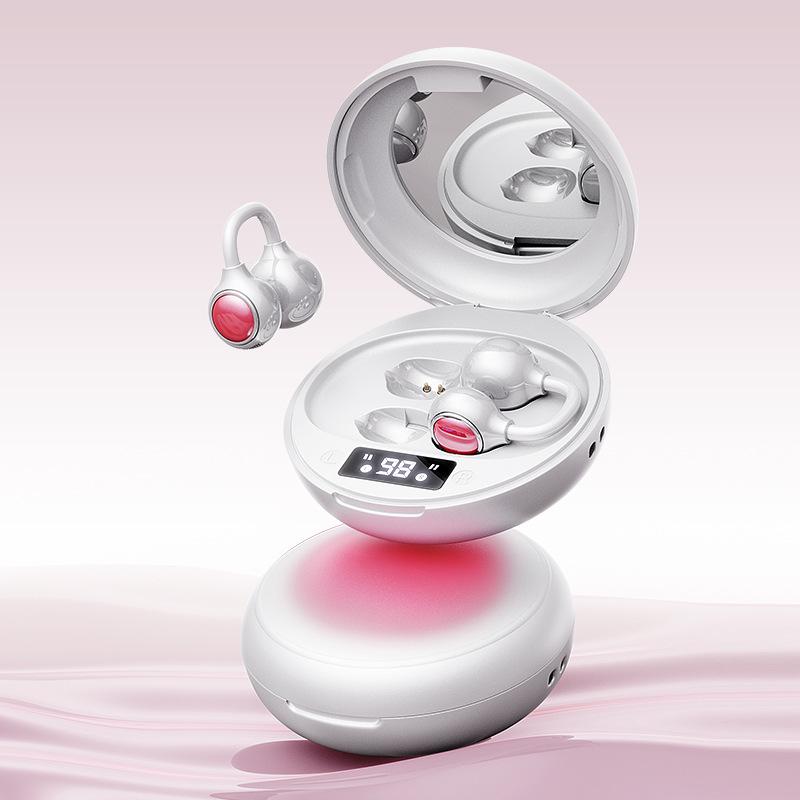 

2026 Mirror Style Bluetooth Earphones: Wireless, Ear Clip, In-Ear, High Sound Quality M56