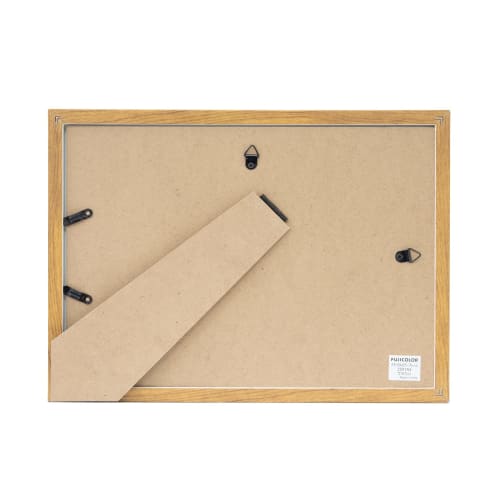 Fujicolor FUJICOLOR Photo Frame, Natural Color Frame, 2501A4, A4 Size, Brown, with 3-Sided Mat, 507052