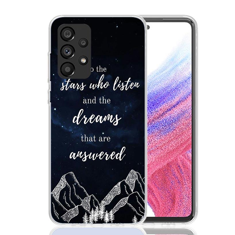 A Court of Mist Fury Sarah J Maas Phone Case For Samsung Galaxy A17 A16 A14 A15 A13 A57 A56 A54 A55 A53 A37 A36 A34 A35 A33 A26
