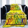 Sprunki Game Yellow Characters Blankets Fleece Decoration  Multi-function Ultra-Soft Throw Blankets for Bedding Plush Thin Quilt