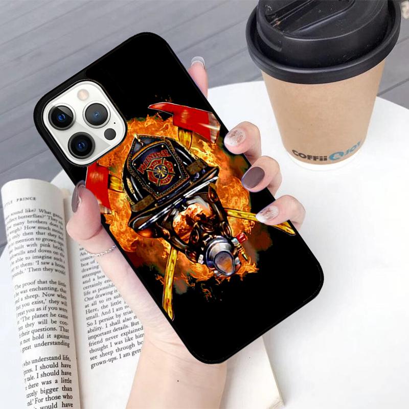 

Firefighter Fire Fireman Phone Case For iPhone 17 Air 13 12 14 15 16 Cover For Apple Pro Max 6S Plus Coque iPhone 17pro max