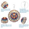 Bohemian Mandala Floral Butterfly Wind Spinner 3D Stainless Steel Metal Sculpture for Garden Outdoor Indoor Decor Gift