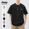 JEEP SPIRIT Men's Short Sleeve Pure Cotton T-Shirt