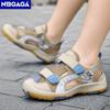 Atmungsaktive Sportsandalen für den Sommer für Kinder Jungen Outdoor Casual Strandschuhe Bequeme rutschfeste Kindermode-Sandalen