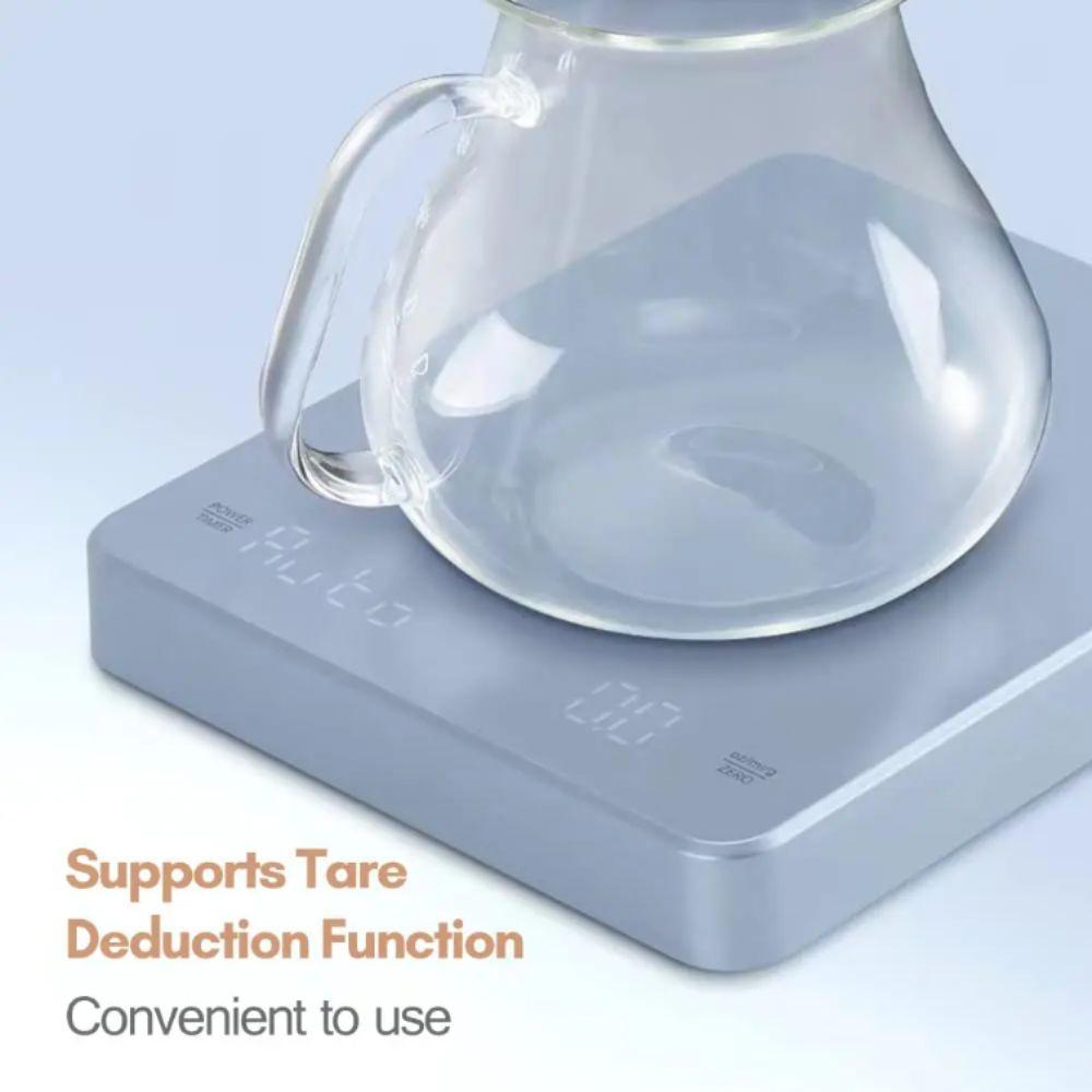 USB Rechargeable Digital Kitchen Scale 0.1g Accuracy LED Screen High-precision Scale Portable Design 3kg Capacity