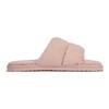 Puma Pantoufles de Sport Fluff Solo Femme Chaussures Rose-Rose 387522-02