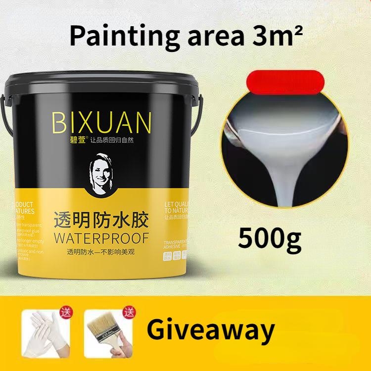 

Прозрачный водонепроницаемый клей для крыш, наружных стен, водонепроницаемый материал для ремонта утечек, ванная комната, ванная комната, водонепроницаемое покрытие без кирпича