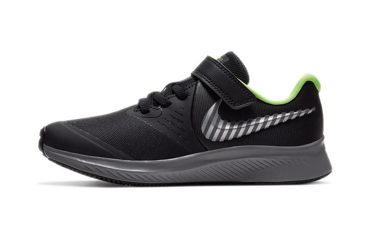 

Nike Star Runner 2 HZ Low top Running Shoes Black Gray Children Aged 3 7 Years Old CK1192-001 28