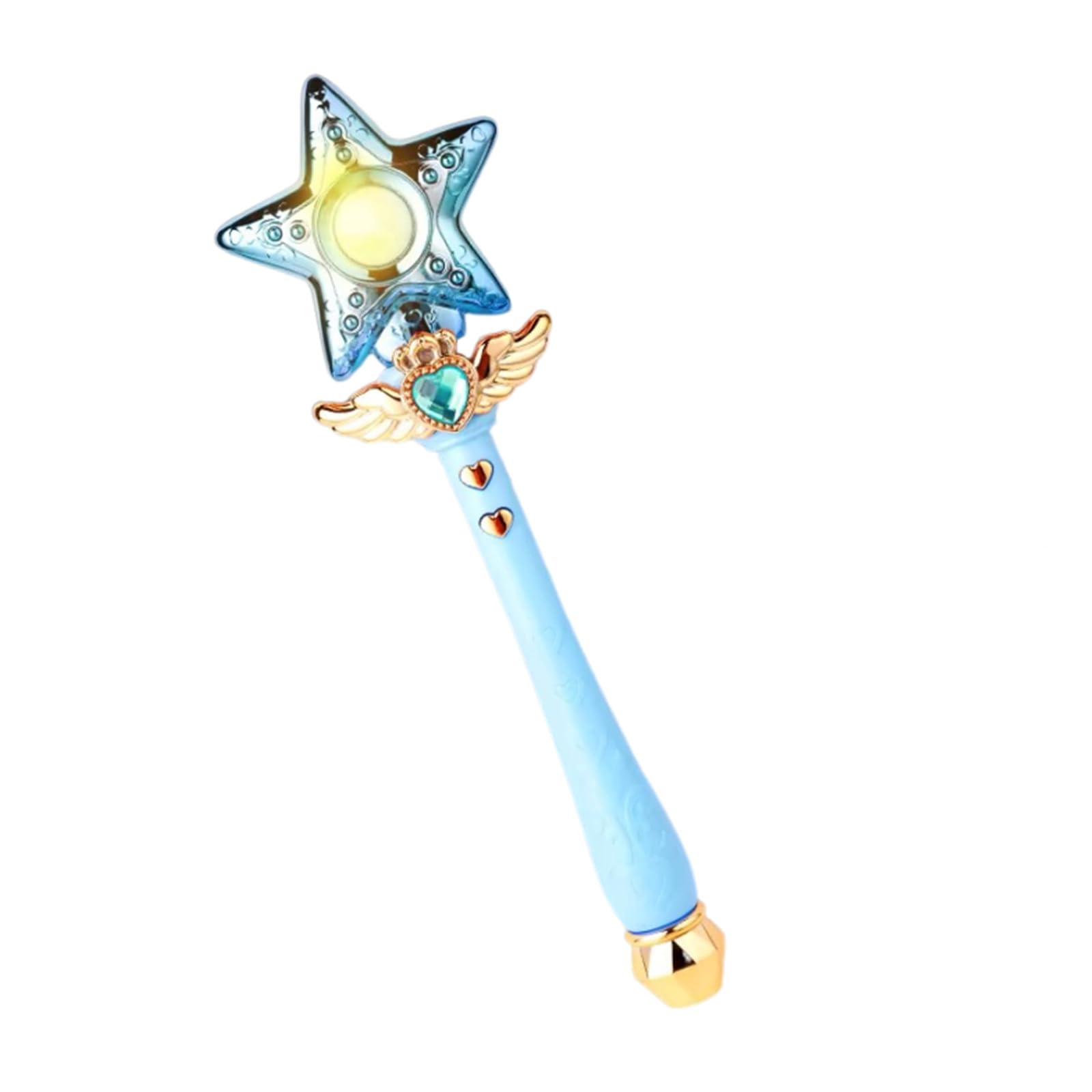 Huang Yem Magic Wand, Princess Play Toy, Light-Up Magical Wand, Pretend Play Wand, Princess Accessory, Musical Wand, with Sound, Perfect for Recitals,