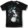 Blue Exorcist Rin Okumura Shirt Kawaii Strip Horror Anime Manga Graphic T-Shirt Unisex T-Shirt