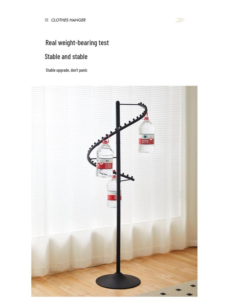 360° Rotating Multifunctional Floor Drying and Coat Rack Hanger