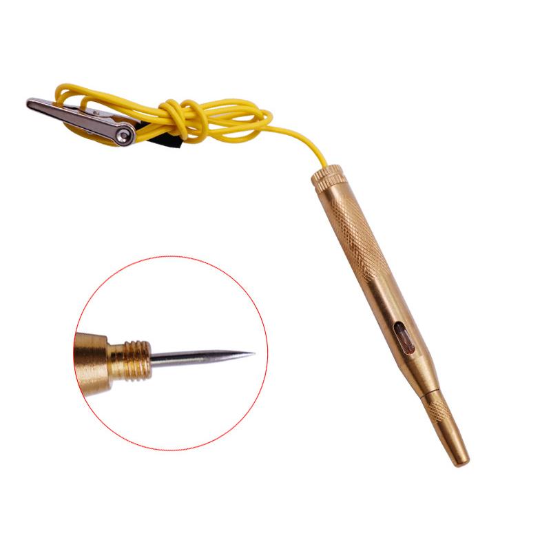 Auto Car Light Circuit Tester Lamp Voltage DC 6V 12V 24V Copper Test Pen Detector Probe Light System Test Probe Lamp