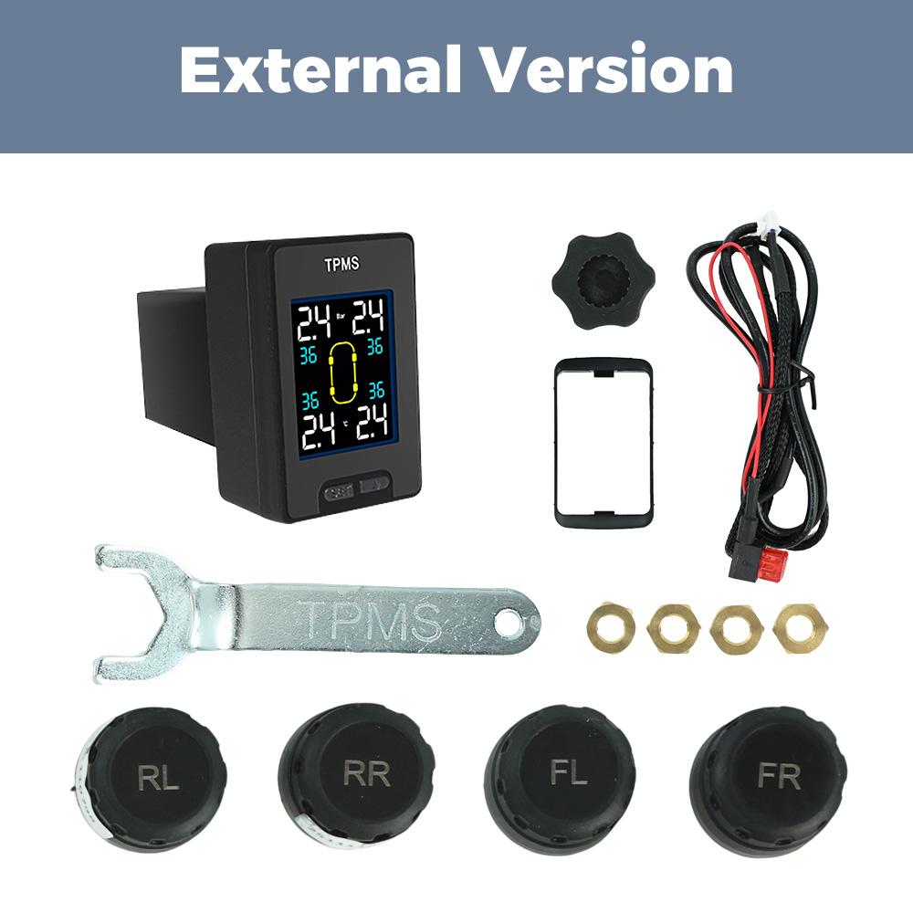 

For Honda Car Electronics Wireless TPMS Tire Pressure Monitoring System External / Built-in Sensor LCD Display Embedded Monitor External
