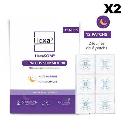 Melatonin-Pflaster HexaSOM, Schlaf 5 Packungen