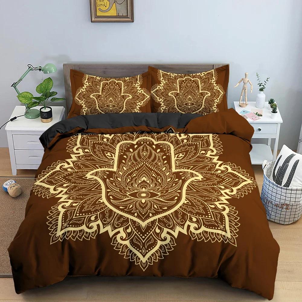 Divination Hand Duvet Cover Psychedelic Comforter Cover Bedding Set Personality Quilt Cover Queen King Size Bedclothes 2/3 Pcs
