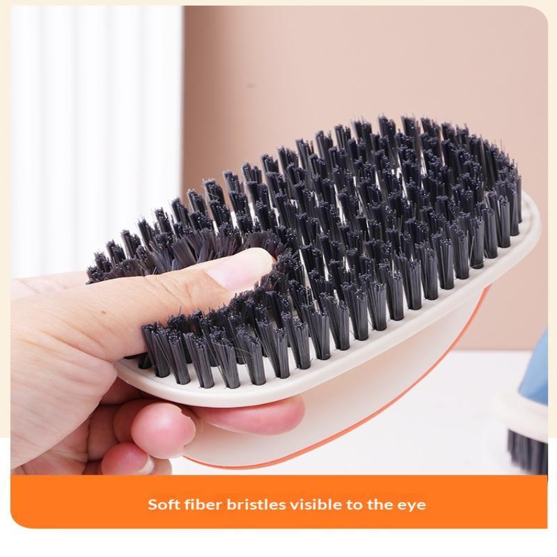 Cleaning Brushes Soft Pp Bristles With Handle Perfect For Shoes Clothes Home Use