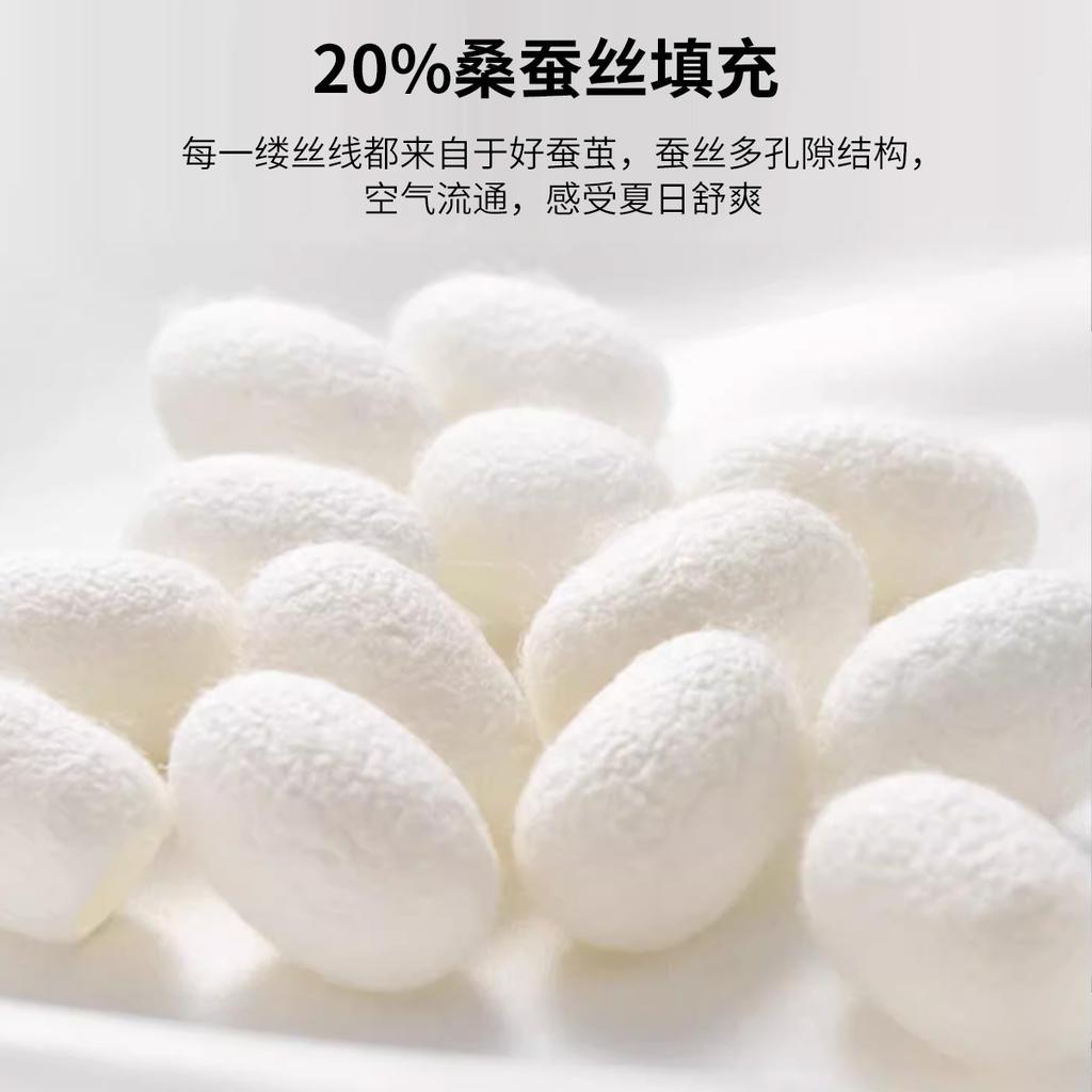 60S Lanjing Tencel 20% Silk Fiber Washable Air Conditioner Summer Cool Quilt - Drunken Linglong