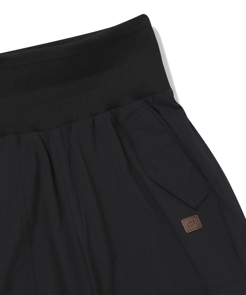 BBC EARTH Women'S Rip-Up Parachute Pants Black