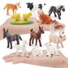 Realistic Pvc Farm Animal Model Set With Cats Dogs Pigs Goats And More For Playtime Fun