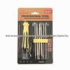 6-in-1 Multi-purpose Magnetic Screwdriver Set with Cross, Flat, Y-Type, Plum Blossom, Hexagonal, and U-Type Bits
