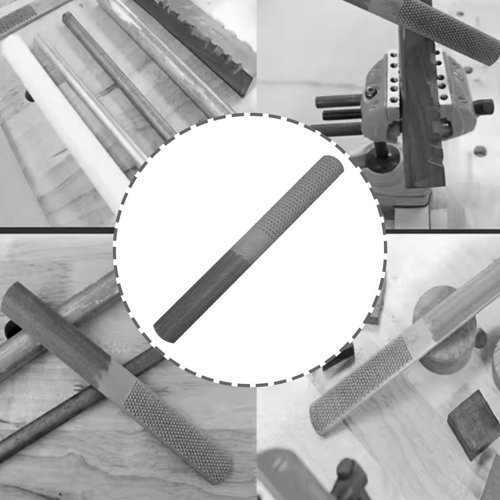 Heavy Duty Double Purpose File For Carpentry And Metalwork Anti Slip Grip Carbon Steel Blade Efficient Material Removal
