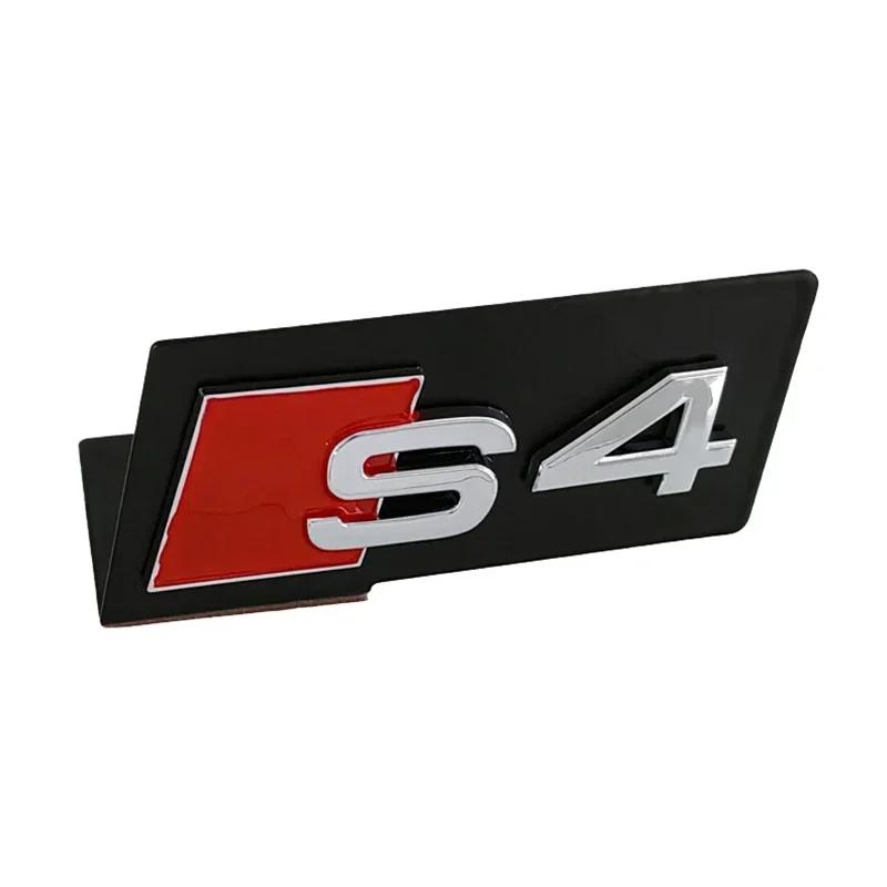 Car Styling Front Grille Badge Emblem for A2 Sline S3 S4 S5 S6 S7 S8 SQ5 SQ7 SQ3 A3 A4 A4L A6L A1 A5 A6 A7 Logo Accessories