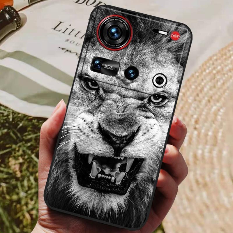 Pro pouzdro ZTE Nubia Z70 Ultra 5G 6,85'' Černé silikonové TPU měkký kryt telefonu pro Nubia Z70 Ultra Ochranné zadní kryty Z 70 Ultra