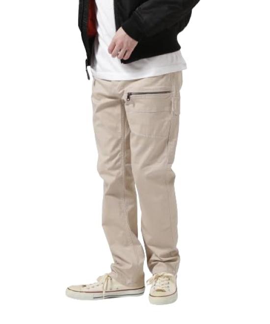 

AVIREX STRETCH DOBBY 8-POCKET PANT 783-4910002 men s S beige