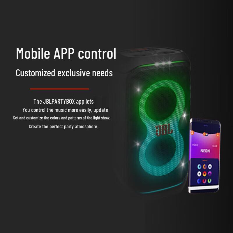 JBL PartyBox 320 Portable Bluetooth Speaker with Microphones