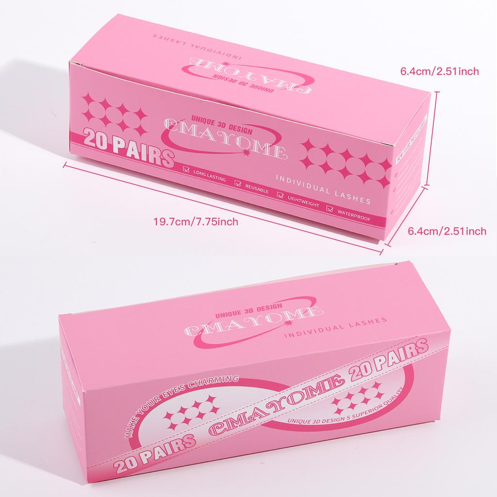 20 Boxes Mixed With Thick Exaggerated False Eyelashes, Thick Eyelashes, Naturally Curled Eyelashes.