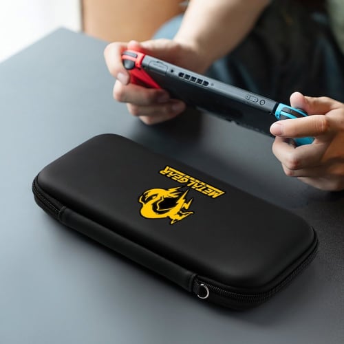 Metal Gear Witch Case for Switch/Switch OLED Models, Waterproof, Dustproof, and Dirt-Resistant, Holds 15 Game Cards, Shockproof, and Includes Storage