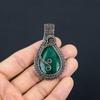 Emerald Pendant, 999 Copper Wire Wrapped Pendant Gemstone Jewelry, Handmade Pendant Amazing Jewelry, Gift For Her