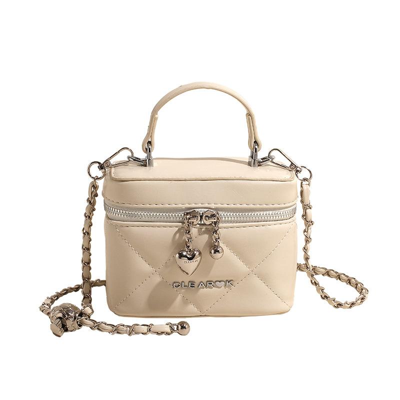 Xiaoxiangfeng Handtasche Tasche 2025 neuer Stickgarn vielseitige Box-Tasche High-End-Mode einfache Schulter-Umhängetasche