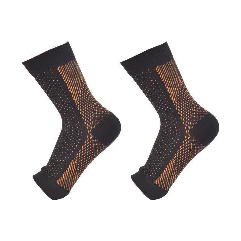 Unisex Sport Kompressionsstrümpfe Anti-Ermüdungserscheinungen Knöchel- und Fußstütze Ärmelsocken