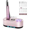 40000RPM Electric Nail File Drill Professional Kit, Drill Machine with LCD Display, Manicure Pedicure Polishing Acrylic Gel Nail Grinder for Salon,