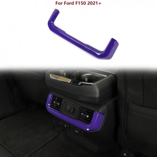 Purple Rear AC Air Conditioner Vent Outlet Cover Trim Bezel For Ford F150 2021+