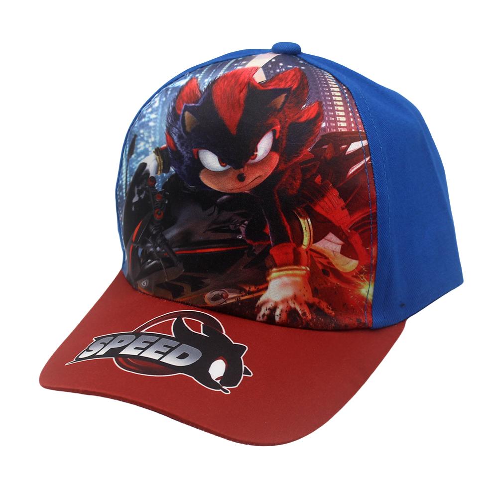 

Бейсболка с тематикой Sonic Print - Милая детская кепка от солнца с Соником - Бейсболка с козырьком adjustable [48-54cm]