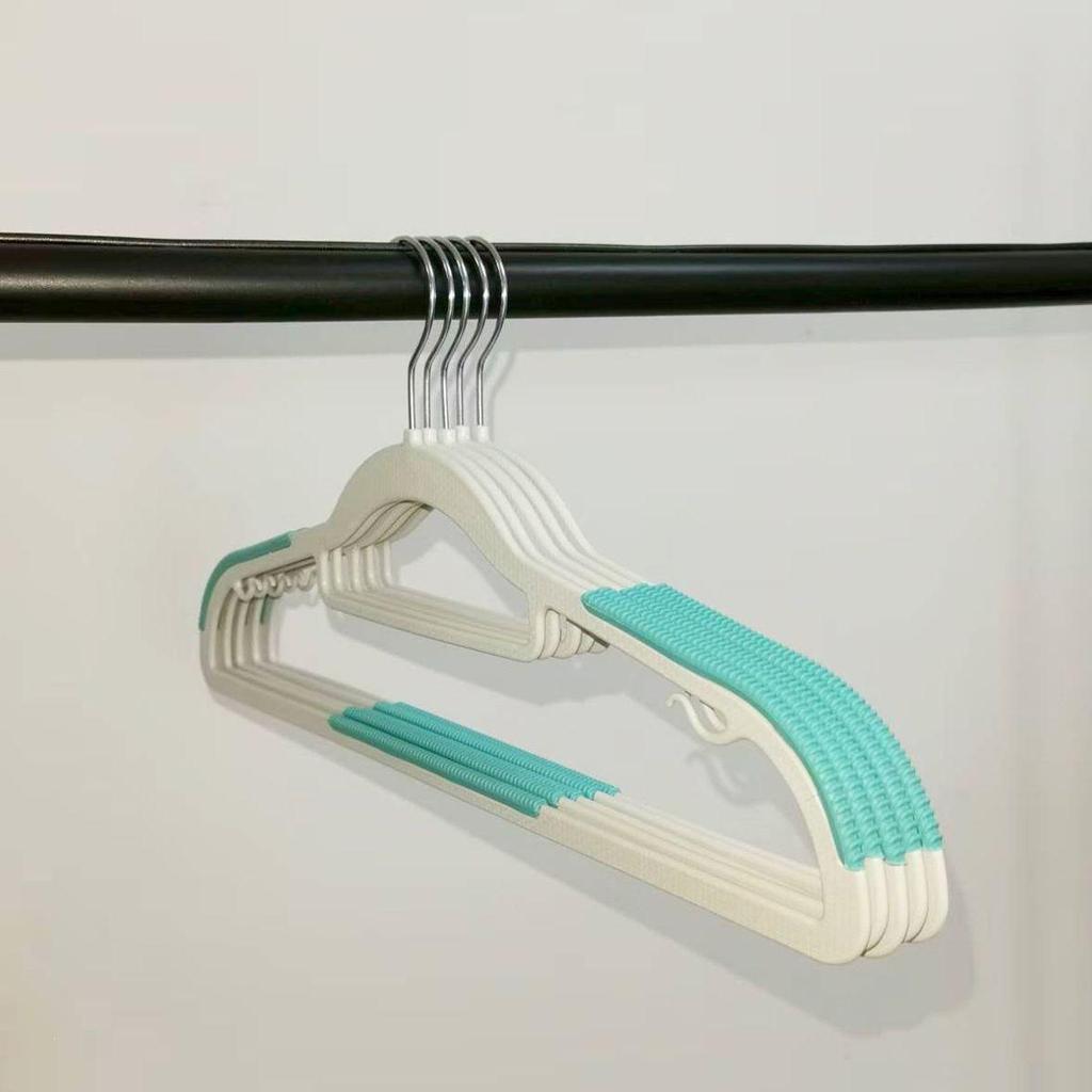 Extra Thick Non-Slip Metal Clothes Hanger for Balcony Storage