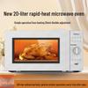 Small 20L Turntable Microwave Oven with Even Heating and Classic Mechanical Controls D20MXP01.