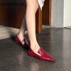 Spring New Brand Women Flat Shoes Fashion Square Toe Slip On Ladies Elegant Red Boat Shoes Soft Flat Heel Loafers