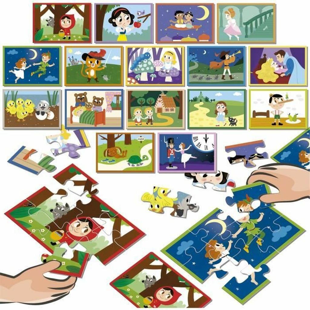 Puzzle Educa Battle Jr Contes 16 Pieces