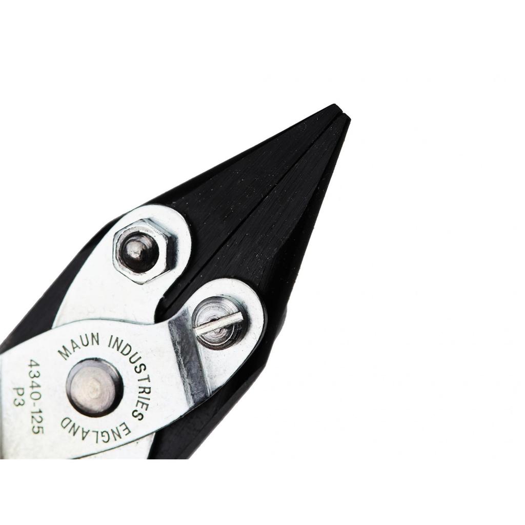 Maun Snipe Nose Parallel Pliers, Smooth Jaws 125mm