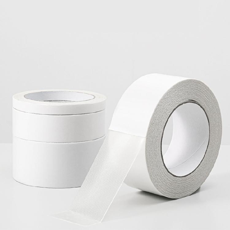 Industrial Strength Carpet Tape Translucents Fiber Materials Highly Adhesion For Floor Protections