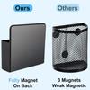 Magnetic Pen Holder Magnetic Cup Locker Organizer Fridge Pen Holder With Strong Magnets Dry Erase Marker Storage Holder