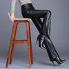 Women's Sheepskin Leather High-Waist Wide-Leg Pants - 2025 Autumn/Winter Collection