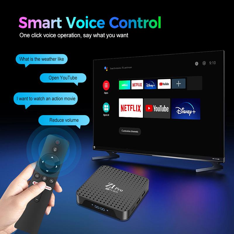 Decoder Android TV Box Smart Meecast Digital Converter Box BT 5.0 set-top box 8K HDR satellite finder Satellite TV Receiver video capture WIFI 2.4G&5G