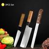 WXCOO Japanese Kitchen Knife Bread Cutter Fruit Vegetable Utility Knife Stainless Steel Forged Boning Butcher Knife Accessories