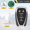 Key Fob Replacement Fits for Chevy Blazer Camaro Trailblazer Traverse    2024 Smart Car Proximity Keyless Entry Remote Control HYQ4ES 433Mhz 13522891