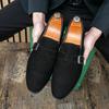 Modische Herren Retro Mokassins Europäisch Amerikanisch Lässig Bequem Elegant Kleine Lederschuhe Business Büroschuhe Größen 38-47 Herrenschuhe